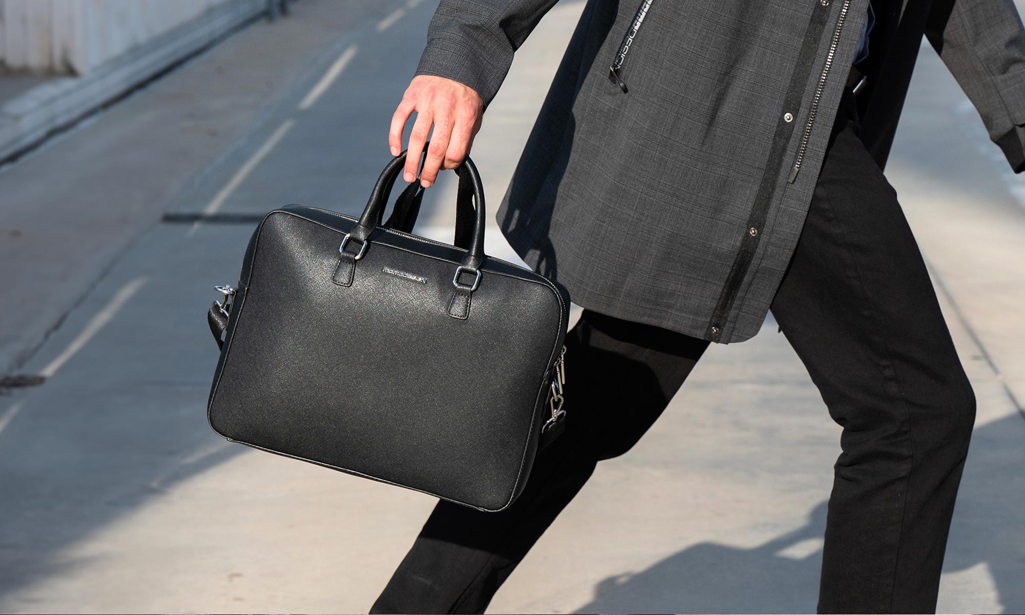 Borsa Lavoro Uomo MomoDesign mo-24sf-nero Nero 